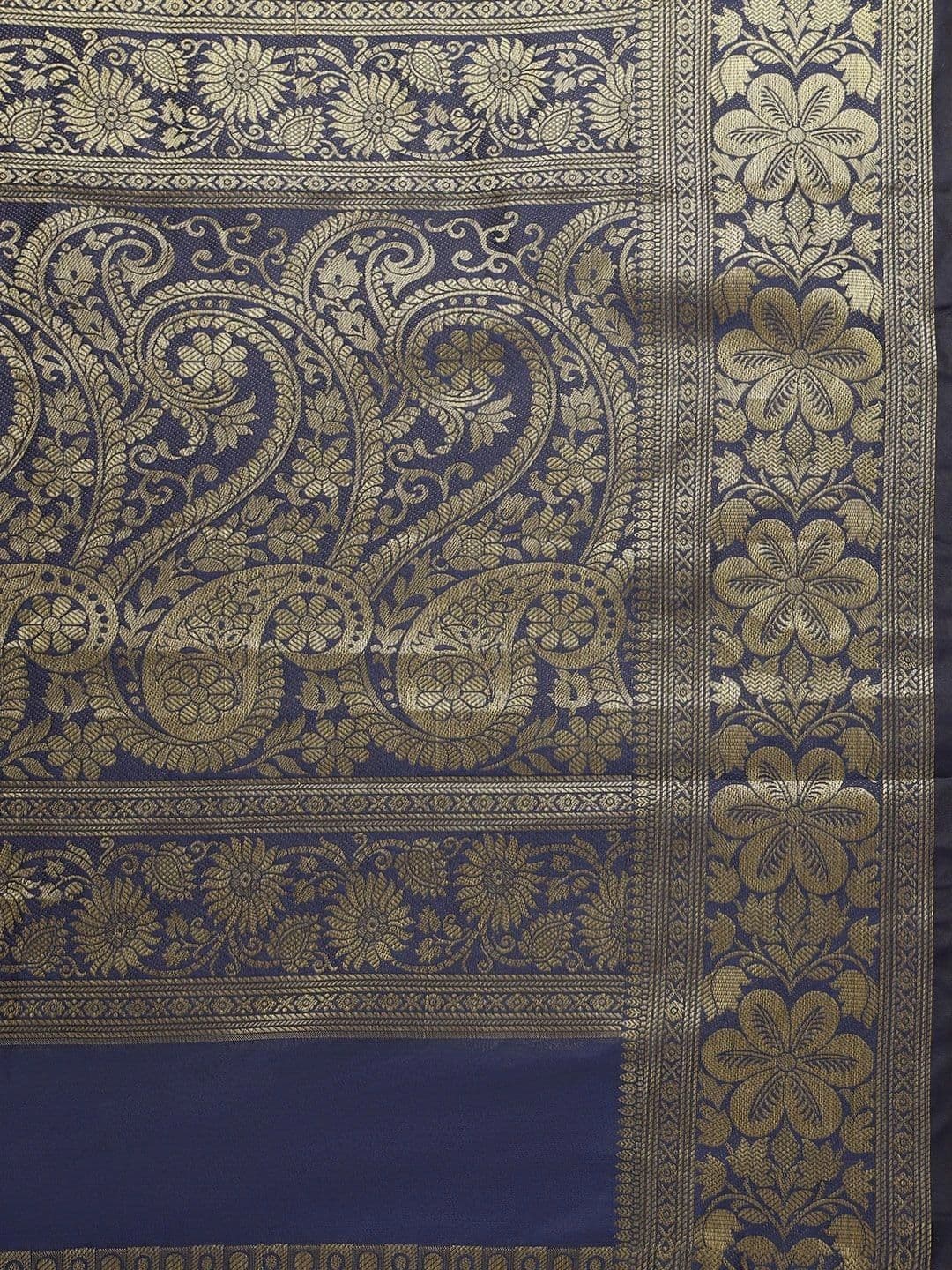 Dhaaga Ghar Woven Design Zari Art Silk Banarasi Saree thumbnail 4