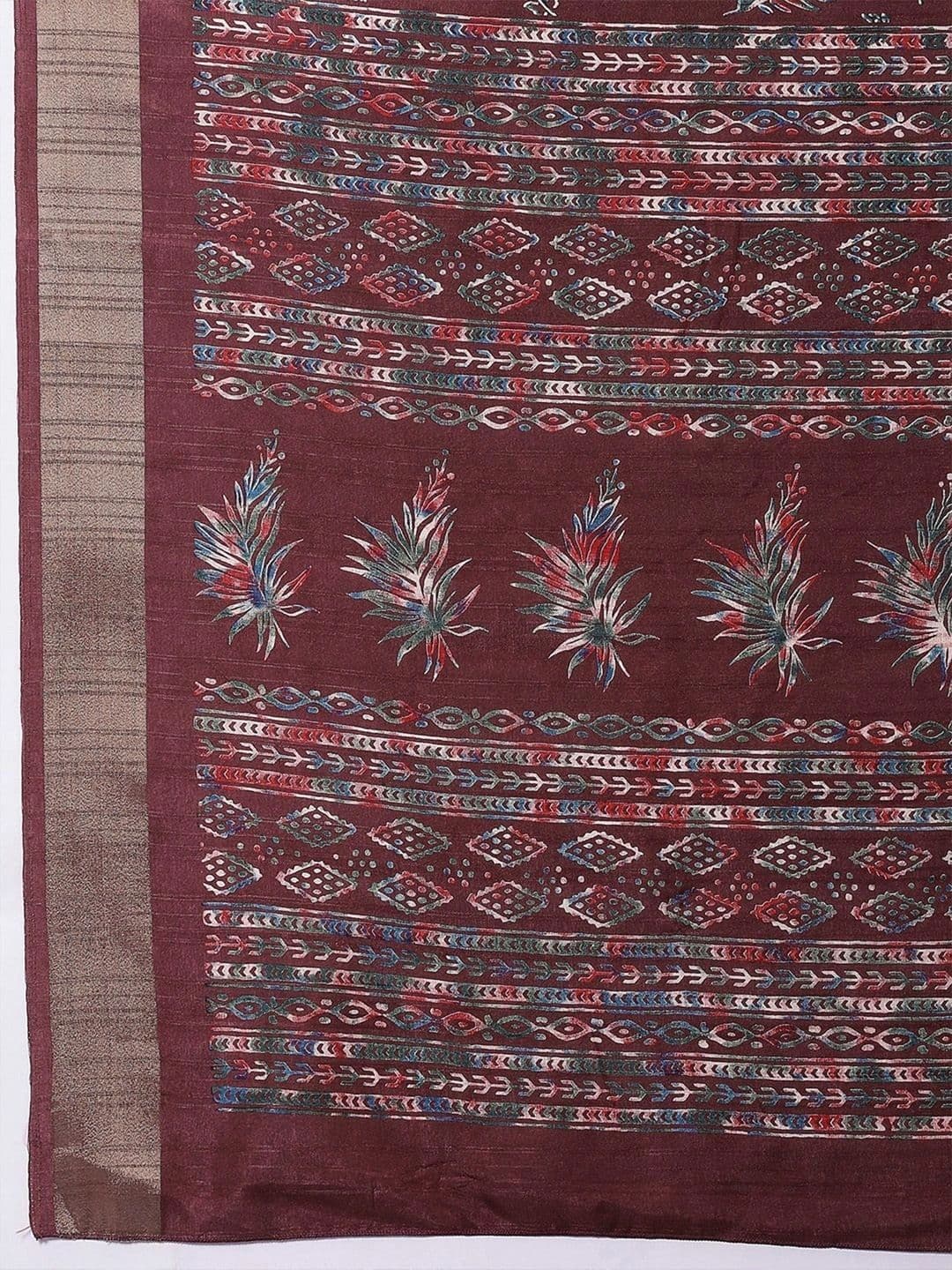 Anouk Zari Silk Blend Designer Saree thumbnail 6