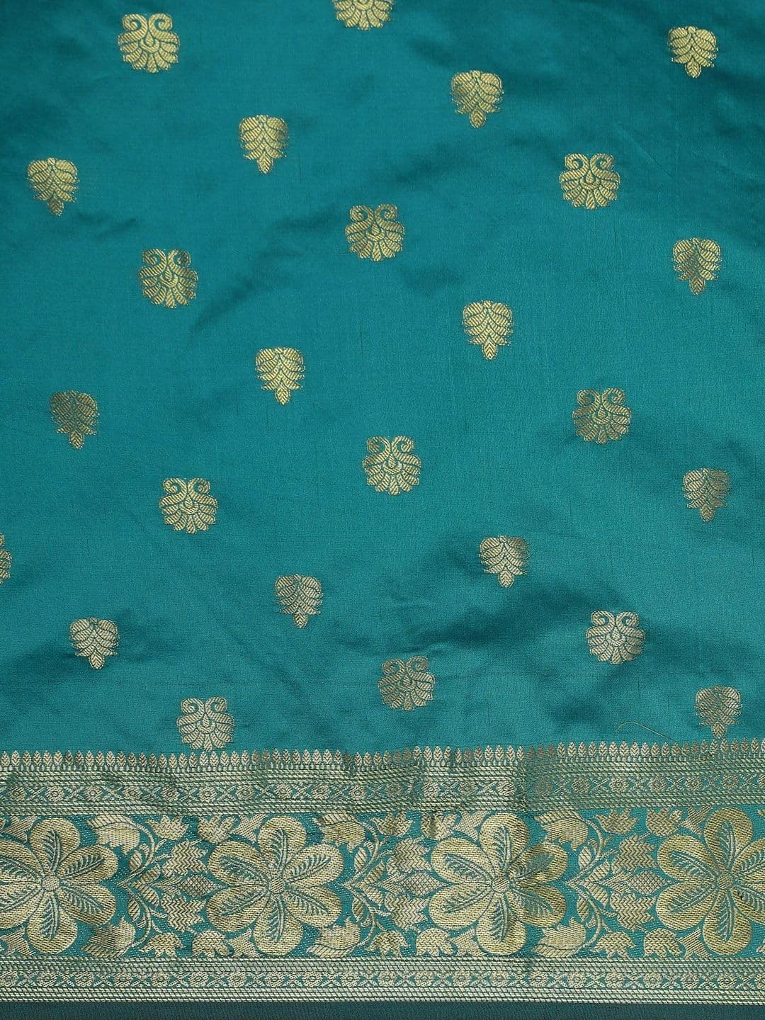 Dhaaga Ghar Woven Design Zari Art Silk Banarasi Saree thumbnail 7