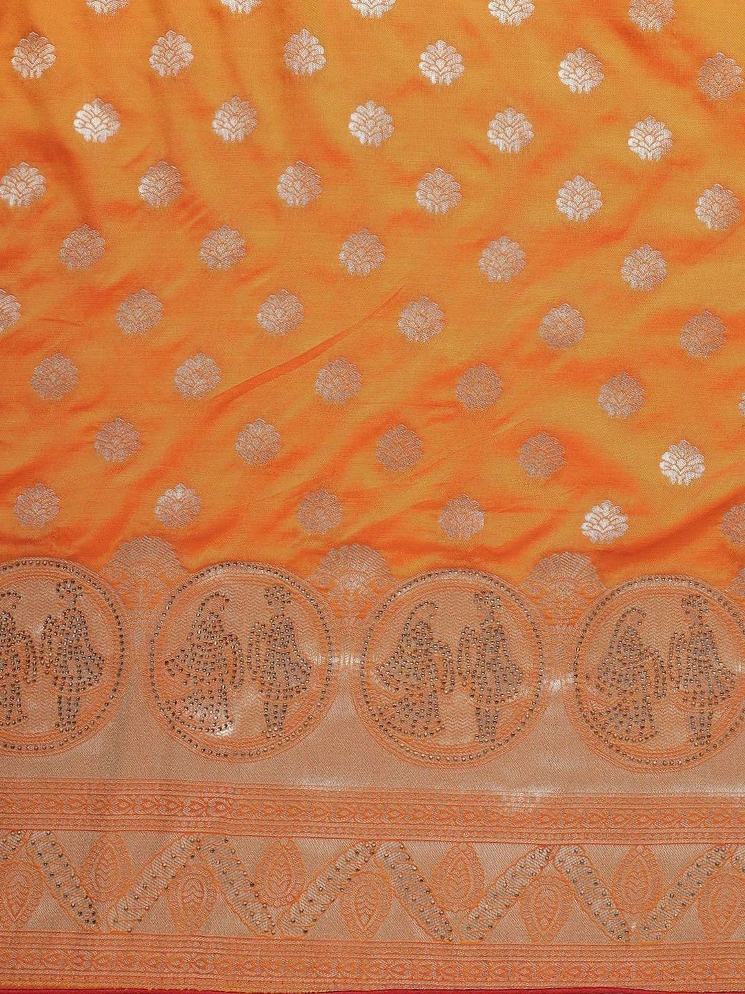 Dhaaga Ghar Women Woven Design Zari Art Silk Banarasi Saree thumbnail 2