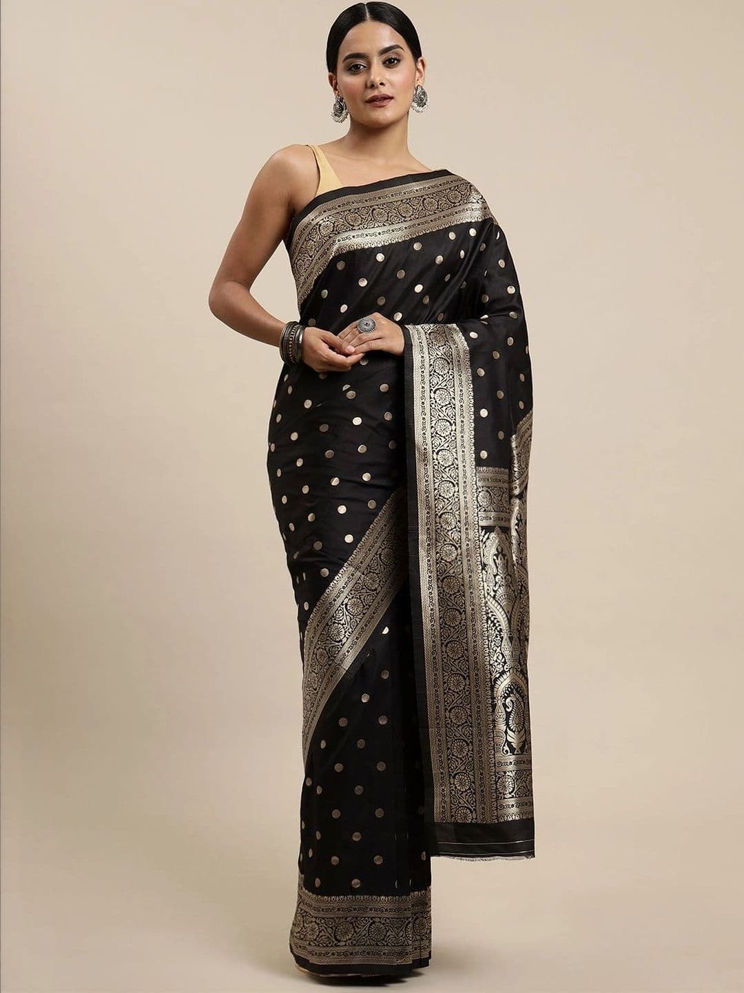 Dhaaga Ghar Woven Design Zari Art Silk Banarasi Saree - view 1