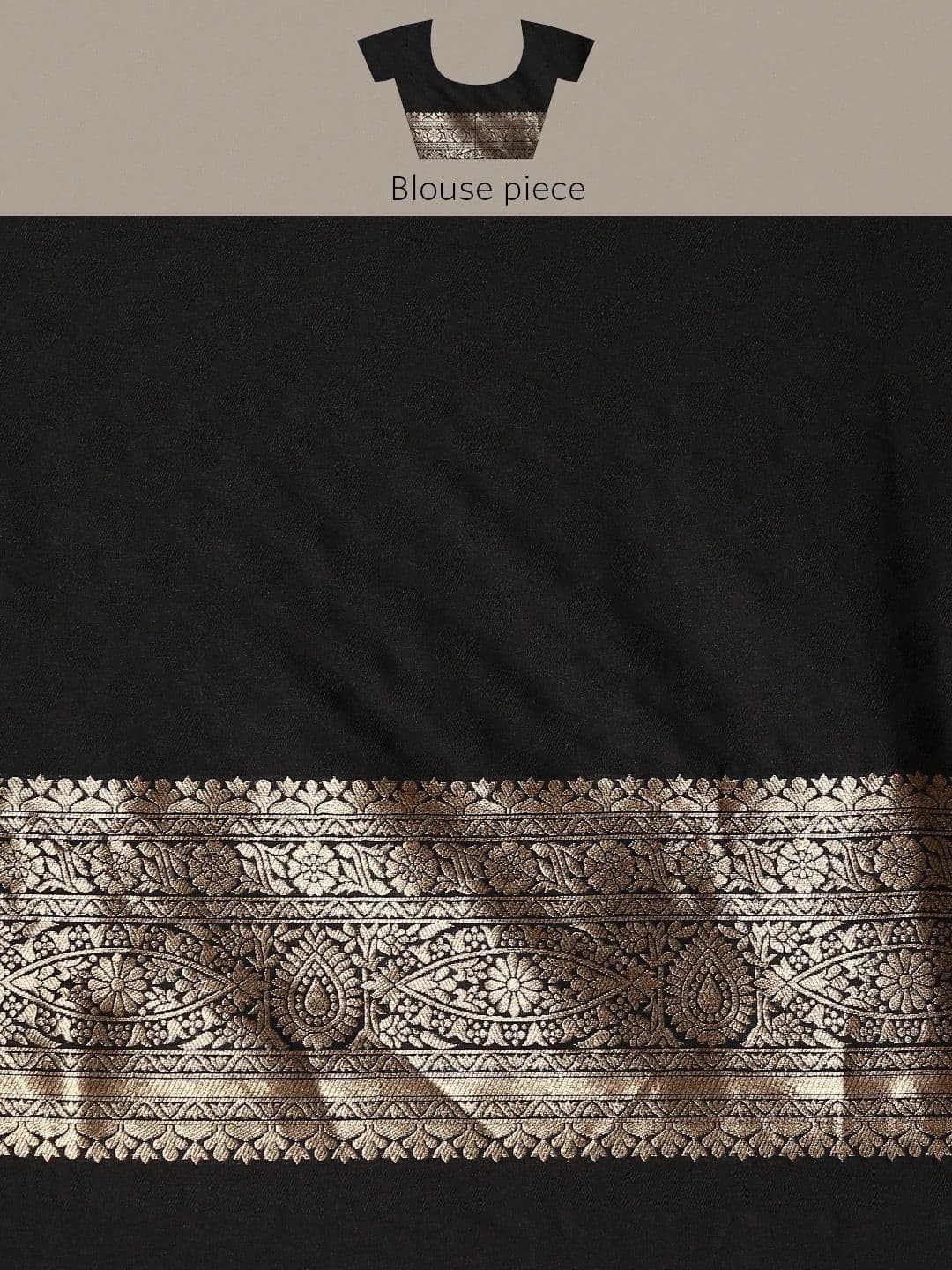 Dhaaga Ghar Zari Art Silk Women Banarasi Saree thumbnail 6