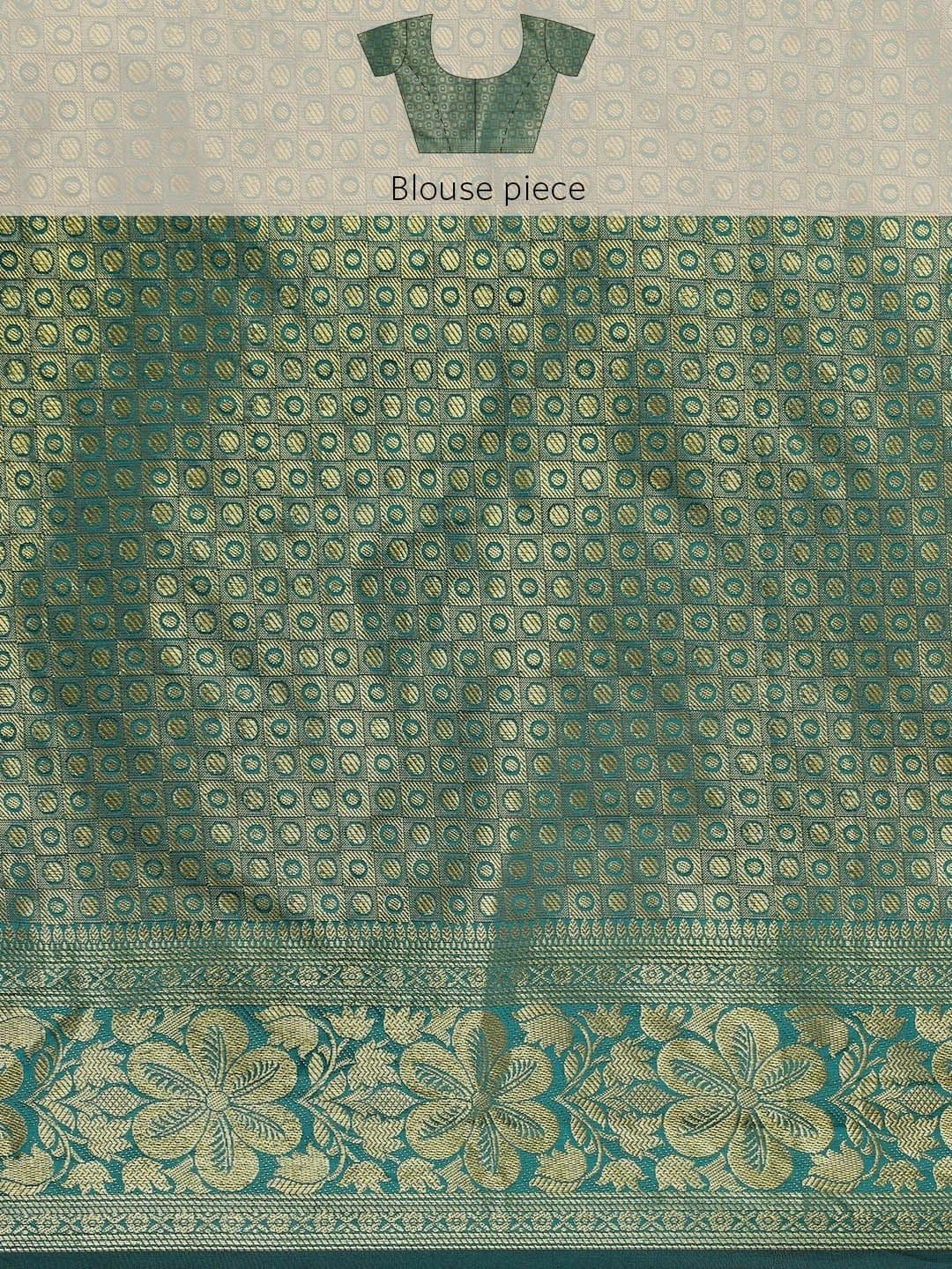 Dhaaga Ghar Woven Design Zari Art Silk Banarasi Saree thumbnail 3