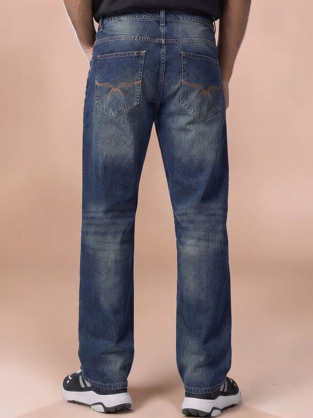Roadster Men Jean Straight Fit Mid-Rise Low Distress Stretchable Jeans thumbnail 6