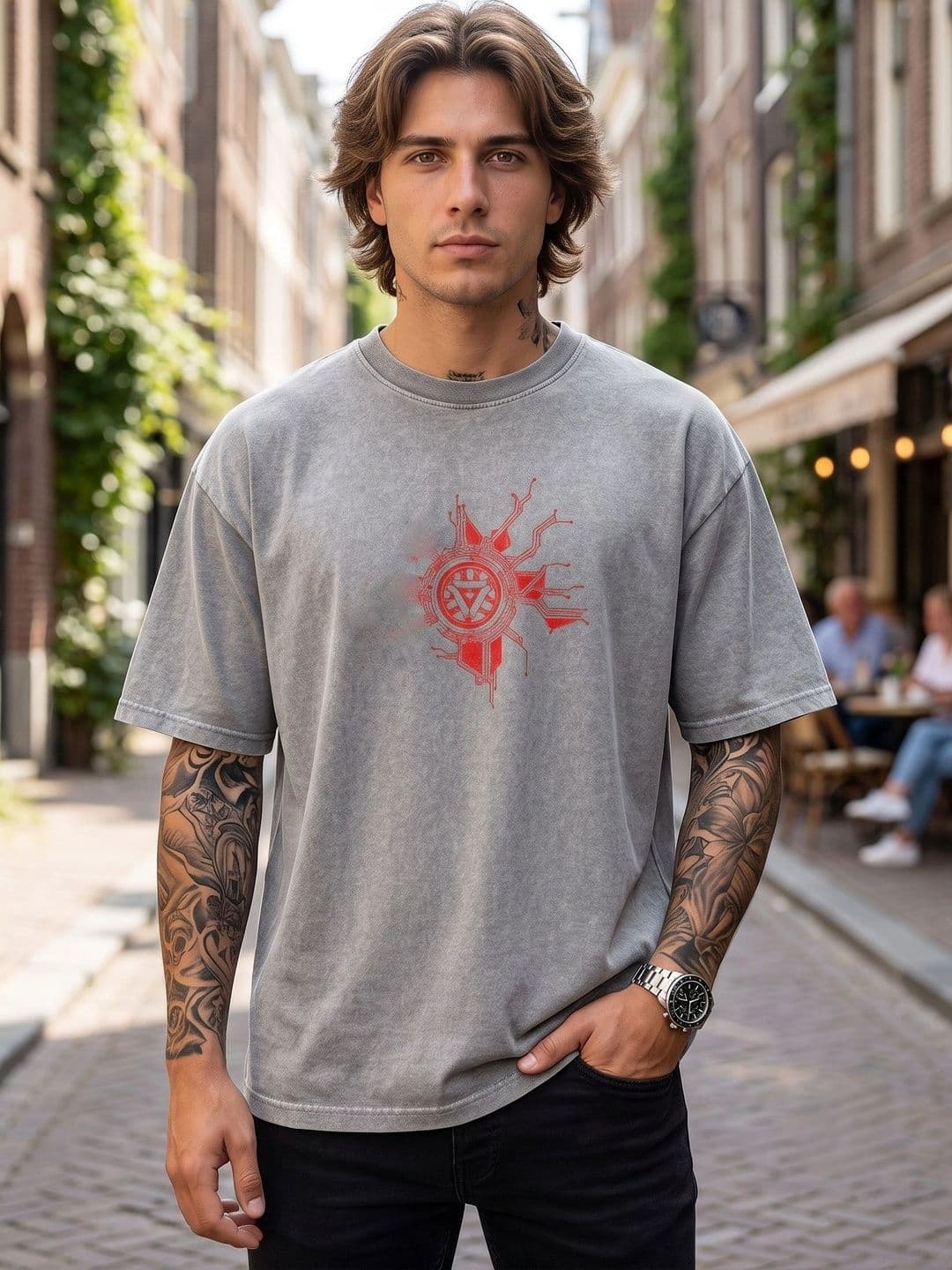 Moda Rapido Men Iron Man Printed T-shirt - view 1
