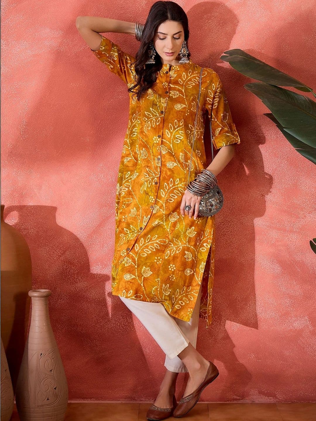 Sangria Women Ethnic Motifs Printed Indie Prints Kurta thumbnail 4