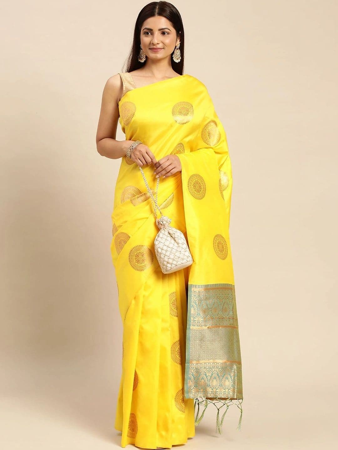 Dhaaga Ghar Zari Art Silk Banarasi Saree - view 1