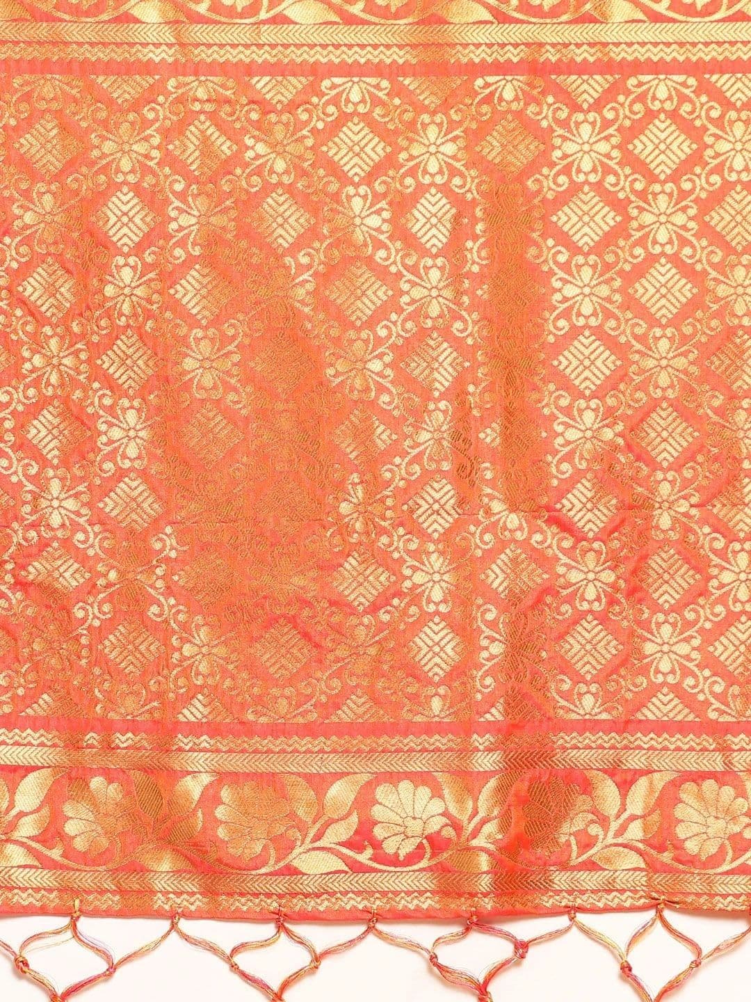 Dhaaga Ghar Woven Design Zari Art Silk Banarasi Saree thumbnail 6