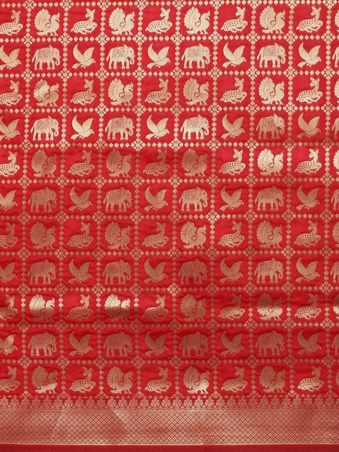 Dhaaga Ghar Woven Design Zari Art Silk Banarasi Saree thumbnail 4