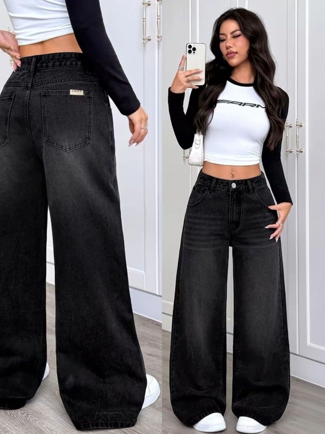 ESLITA Women High-Rise Light Fade Jeans thumbnail 2