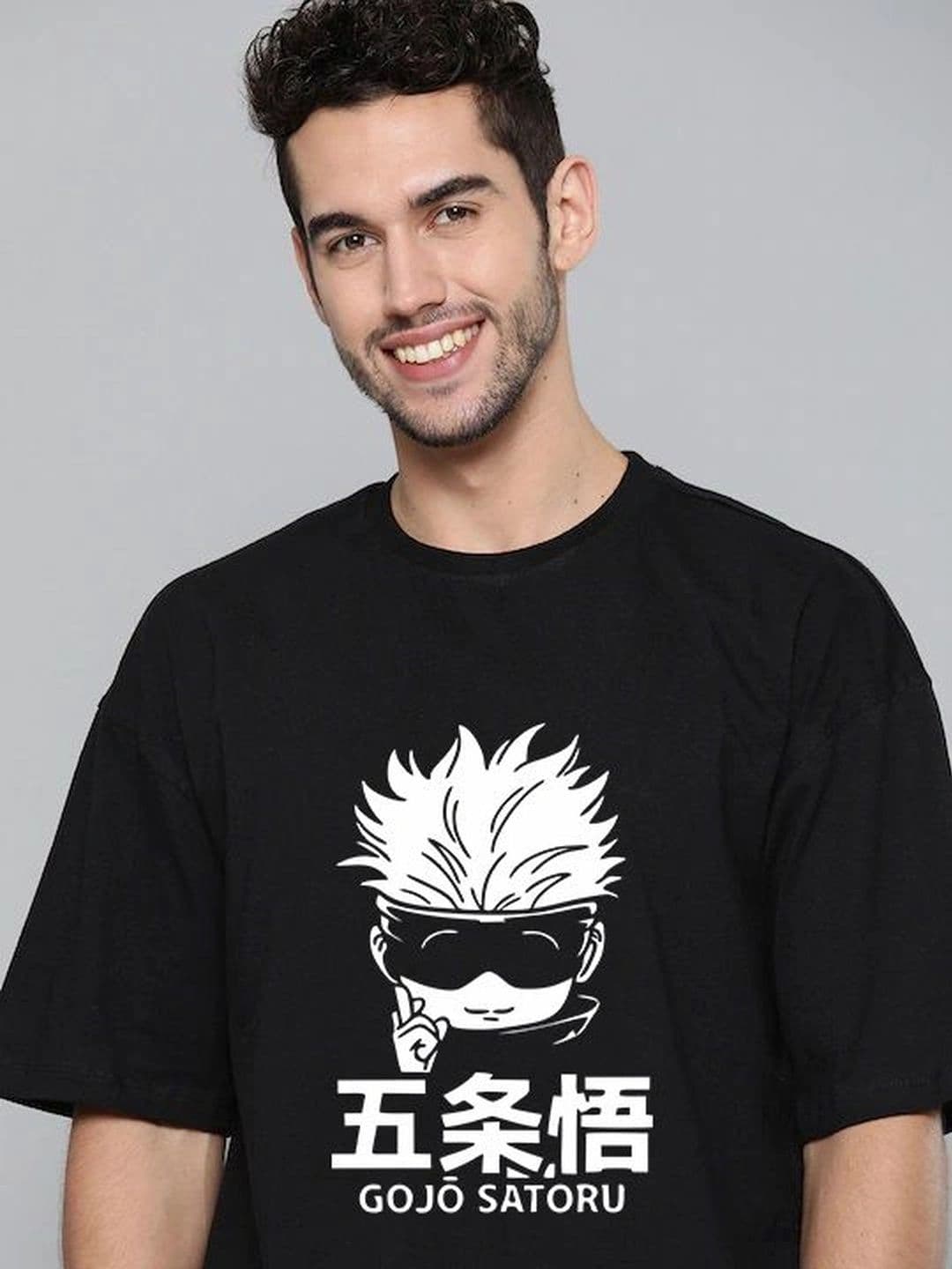 Moda Rapido X Organic Chics Men Printed Drop-Shoulder Sleeves Anti Odour T-shirt thumbnail 5