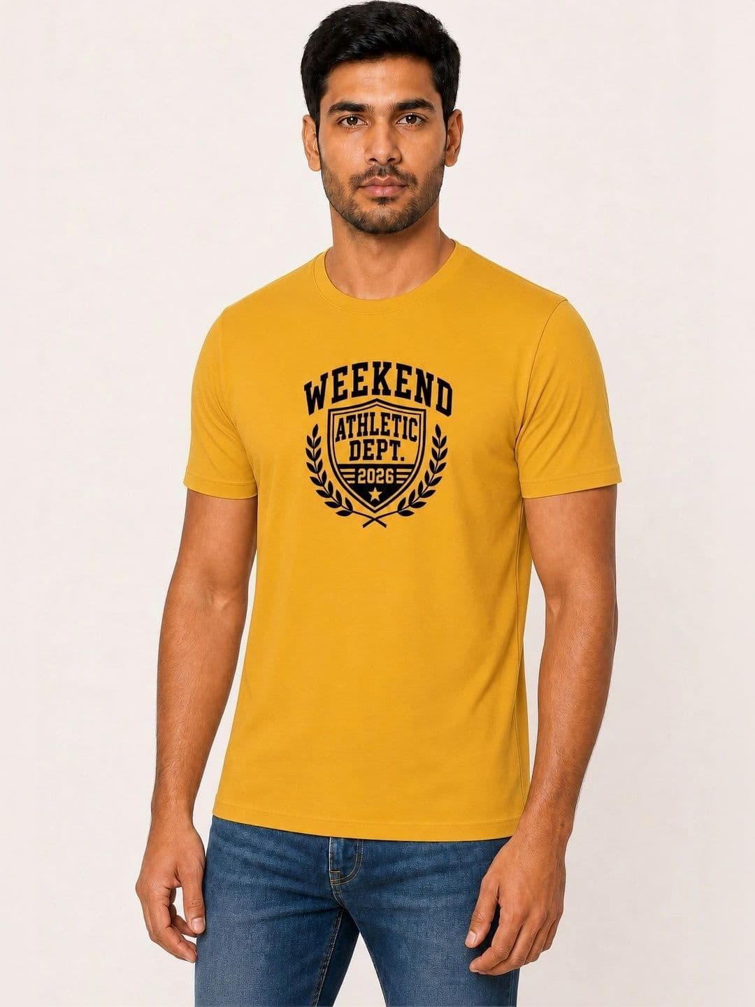 Moda Rapido Men Typography Printed T-shirt thumbnail 3