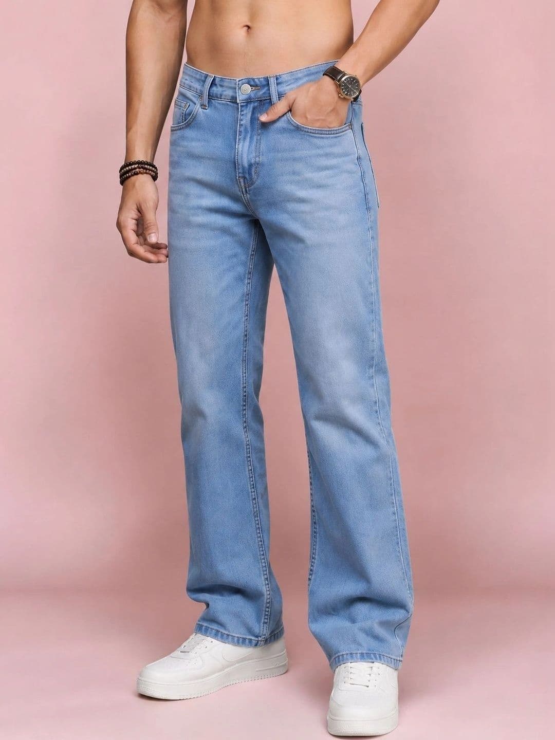 Roadster Men Jean Straight Fit Mid-Rise Stretchable Jeans thumbnail 3