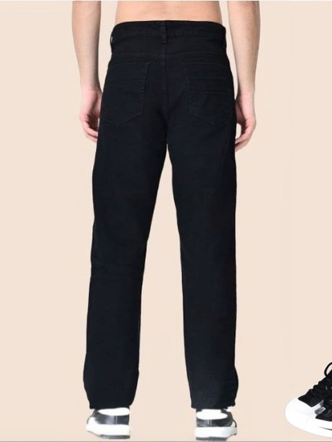 PINKLIT Men Straight Fit Mid-Rise Cotton Jeans thumbnail 4