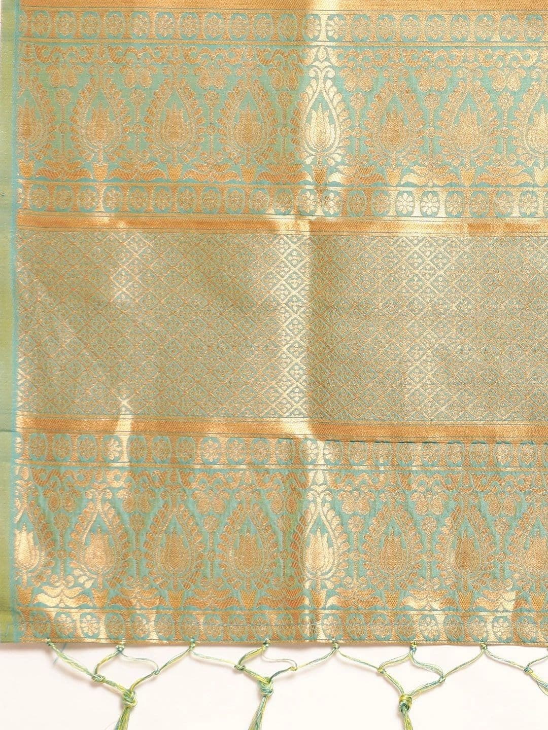 Dhaaga Ghar Zari Art Silk Banarasi Saree thumbnail 3