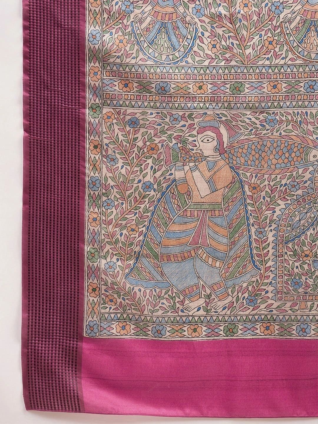 Anouk Woven Design Zari Silk Blend Designer Tussar Saree thumbnail 2