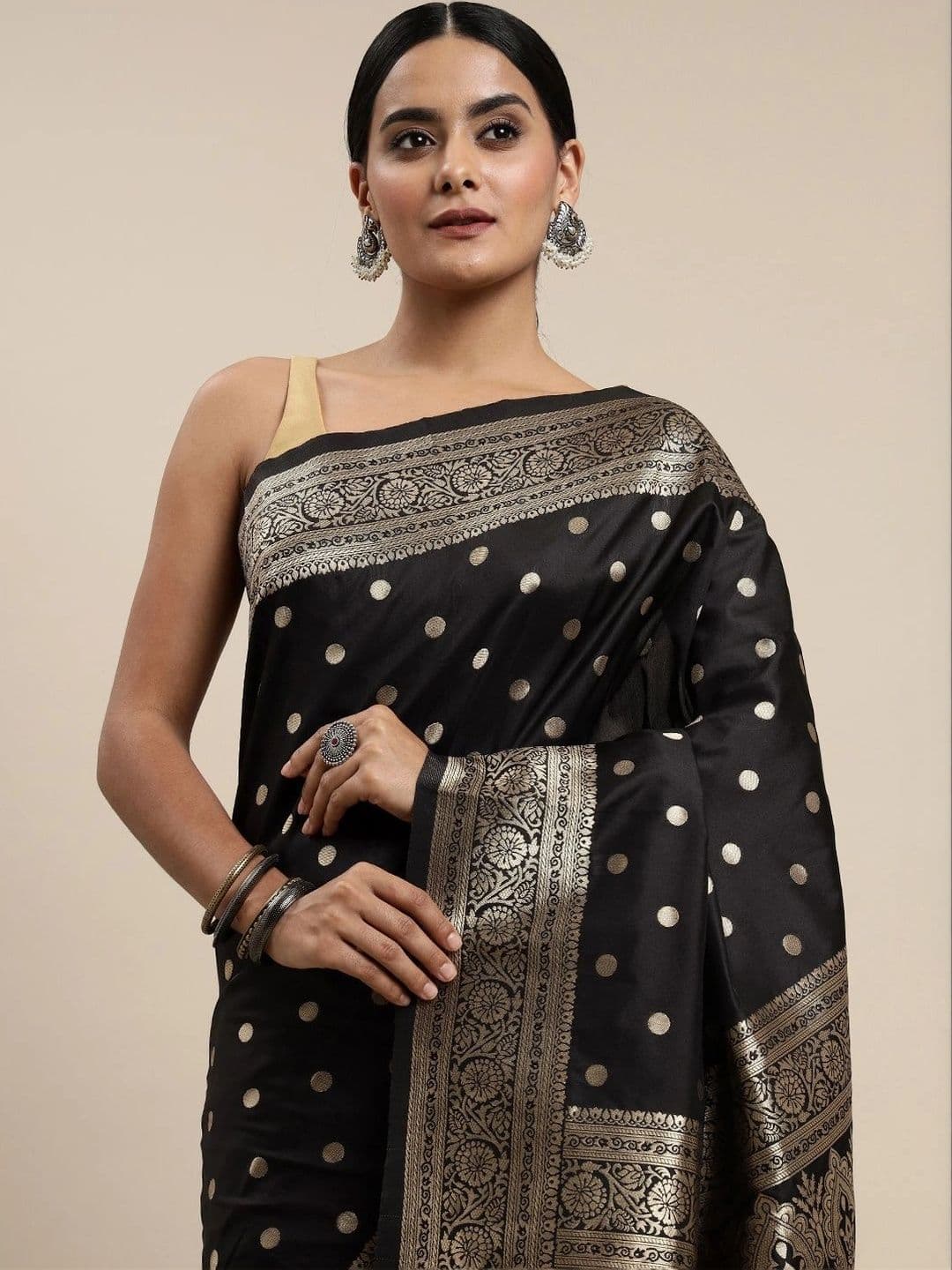 Dhaaga Ghar Woven Design Zari Art Silk Banarasi Saree thumbnail 2