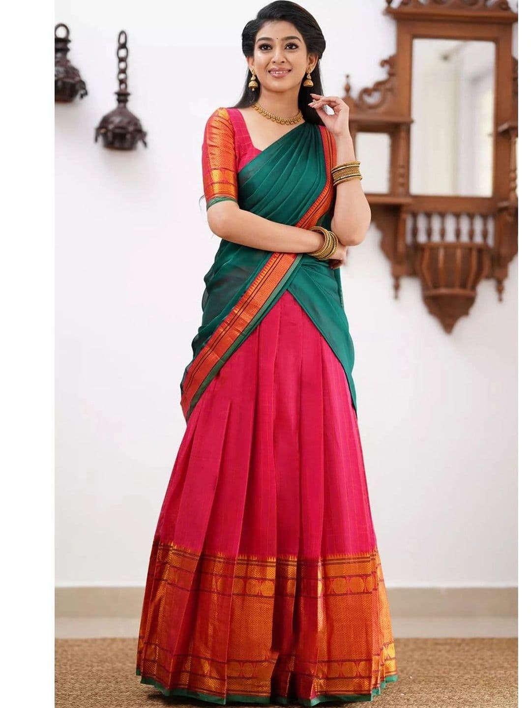 all about you Unstitched Lehenga & Blouse With Dupatta thumbnail 5