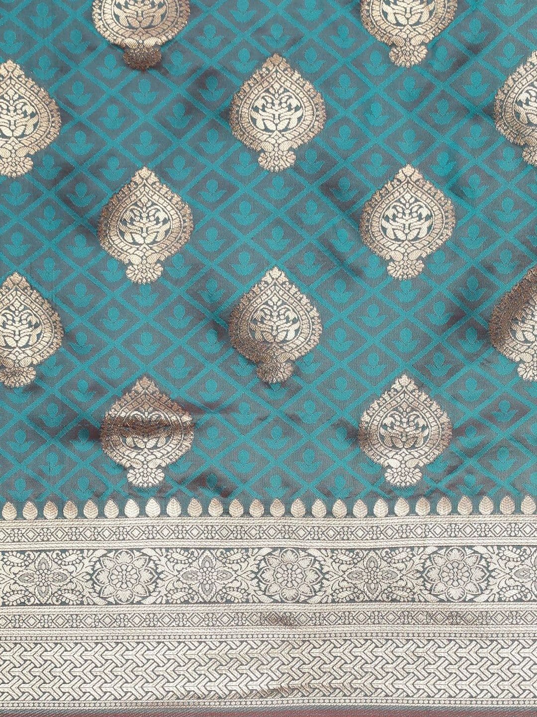 Dhaaga Ghar Woven Design Zari Art Silk Banarasi Saree thumbnail 7