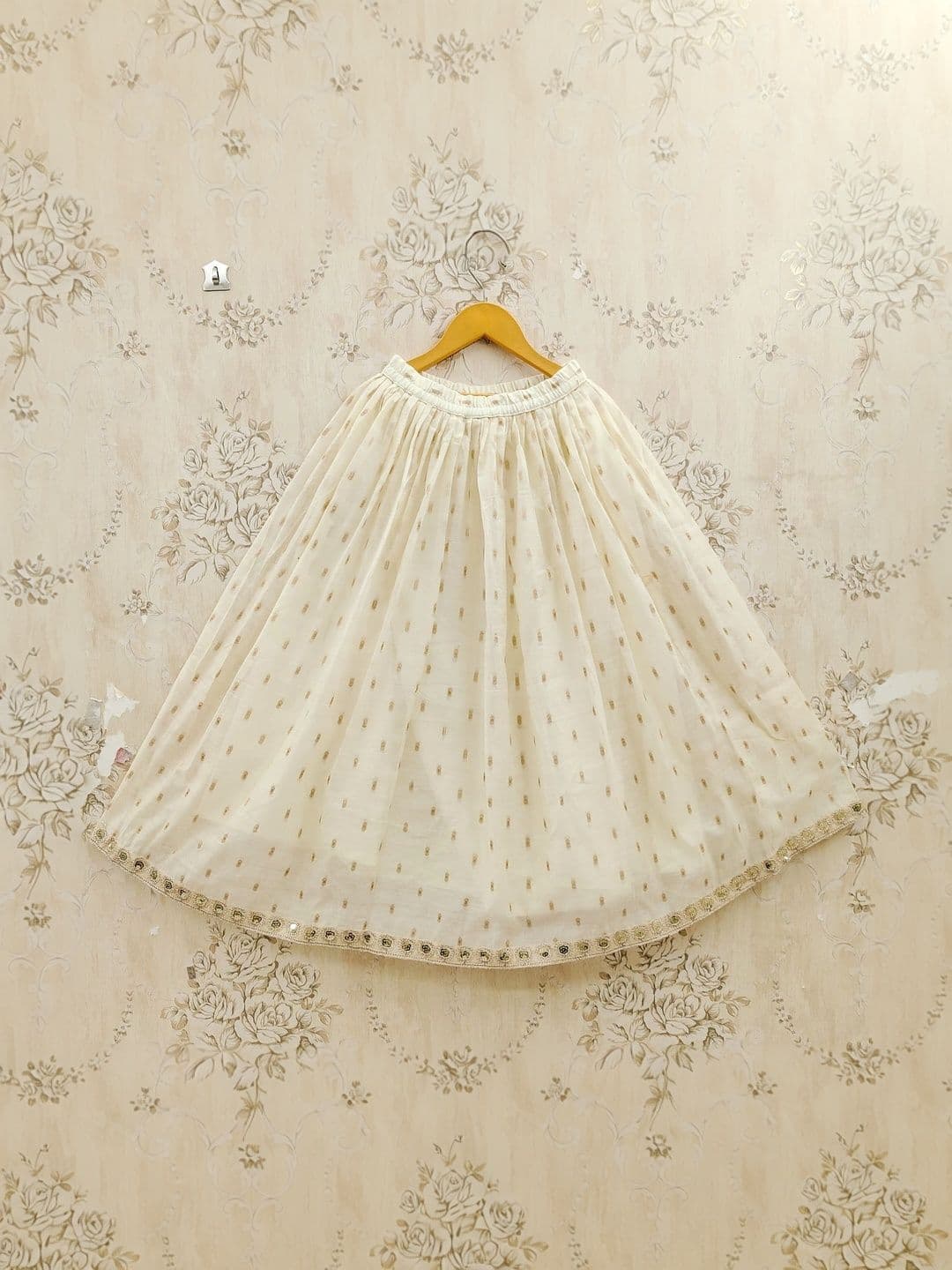 KALINI Girls Embroidered Mirror Work Ready to Wear Lehenga & Blouse With Dupatta thumbnail 6