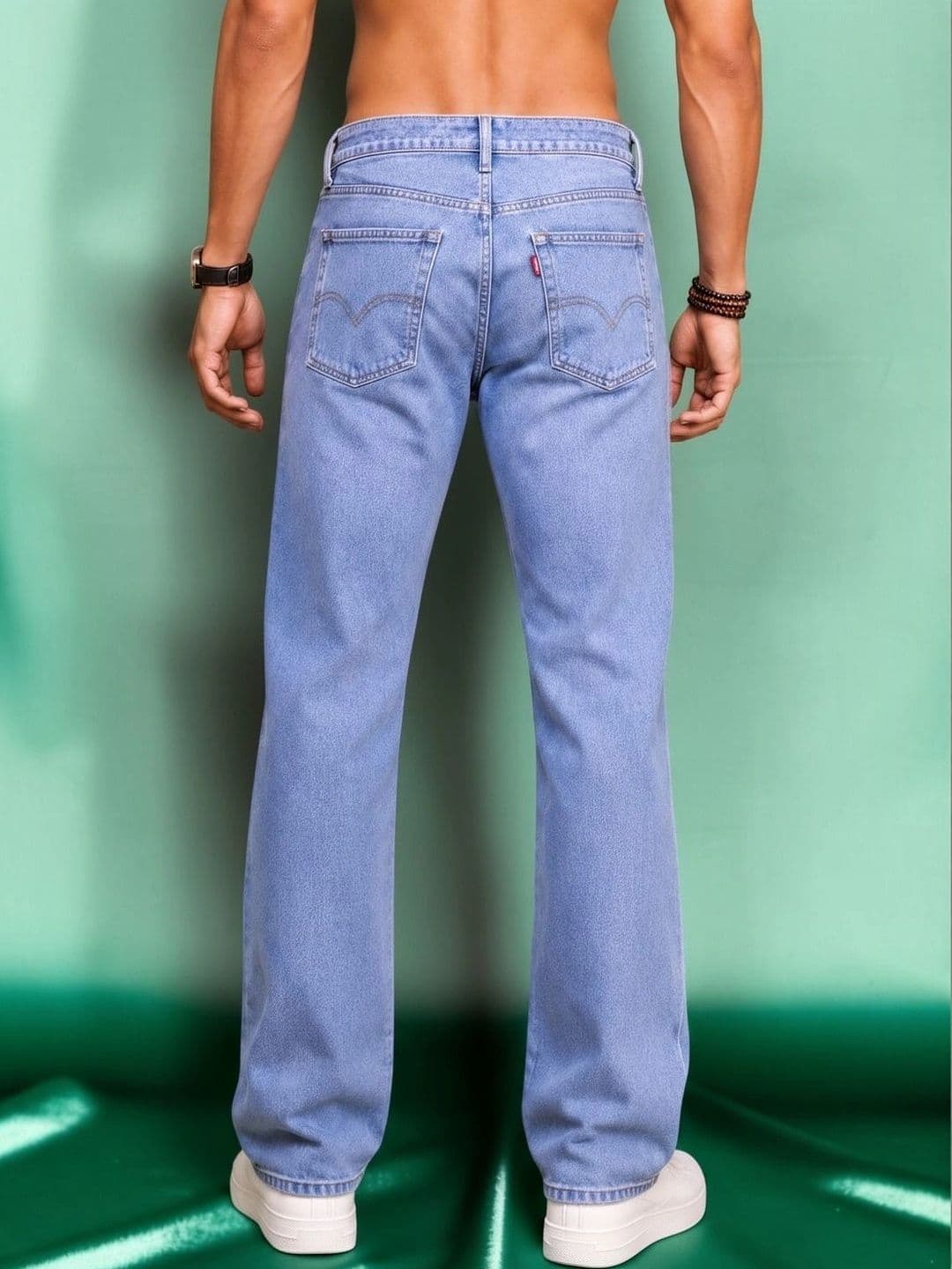 Roadster Men Jean Straight Fit Mid-Rise Stretchable Jeans thumbnail 5