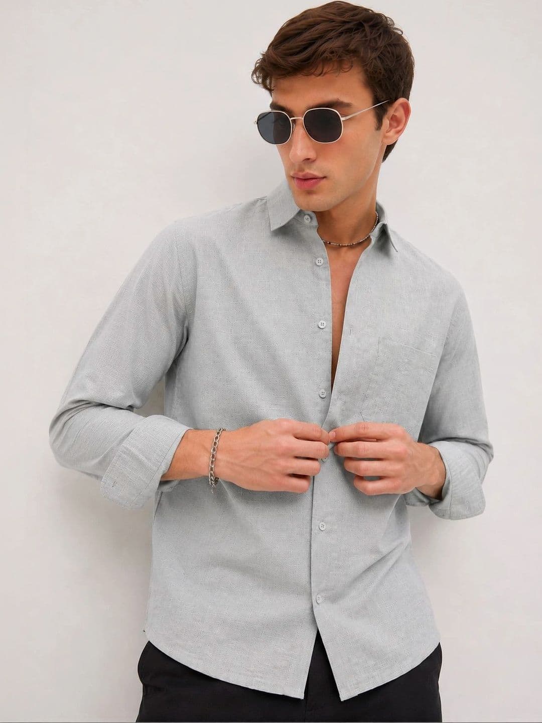 HERE&NOW Men Standard Casual Shirt thumbnail 3