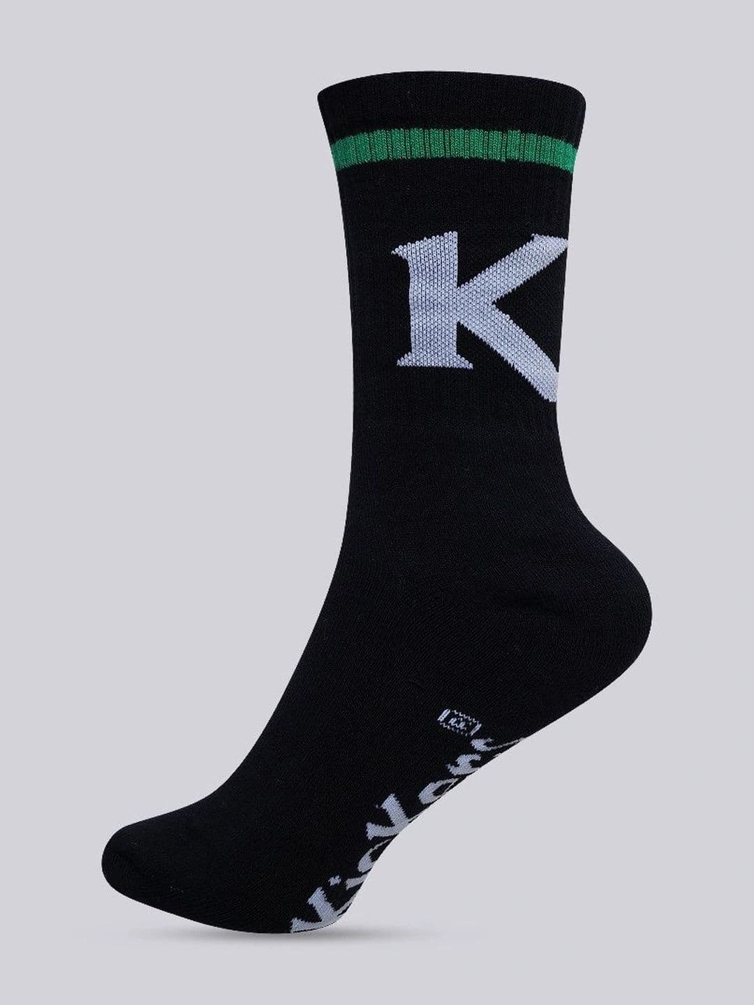 Kickers Men Microfiber Patterned Calf Length Socks thumbnail 5