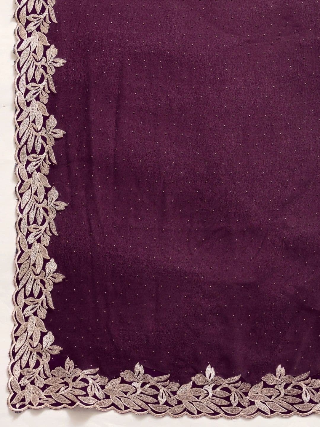 Leelavati Women Ethnic Motifs Pure Chiffon Saree thumbnail 7