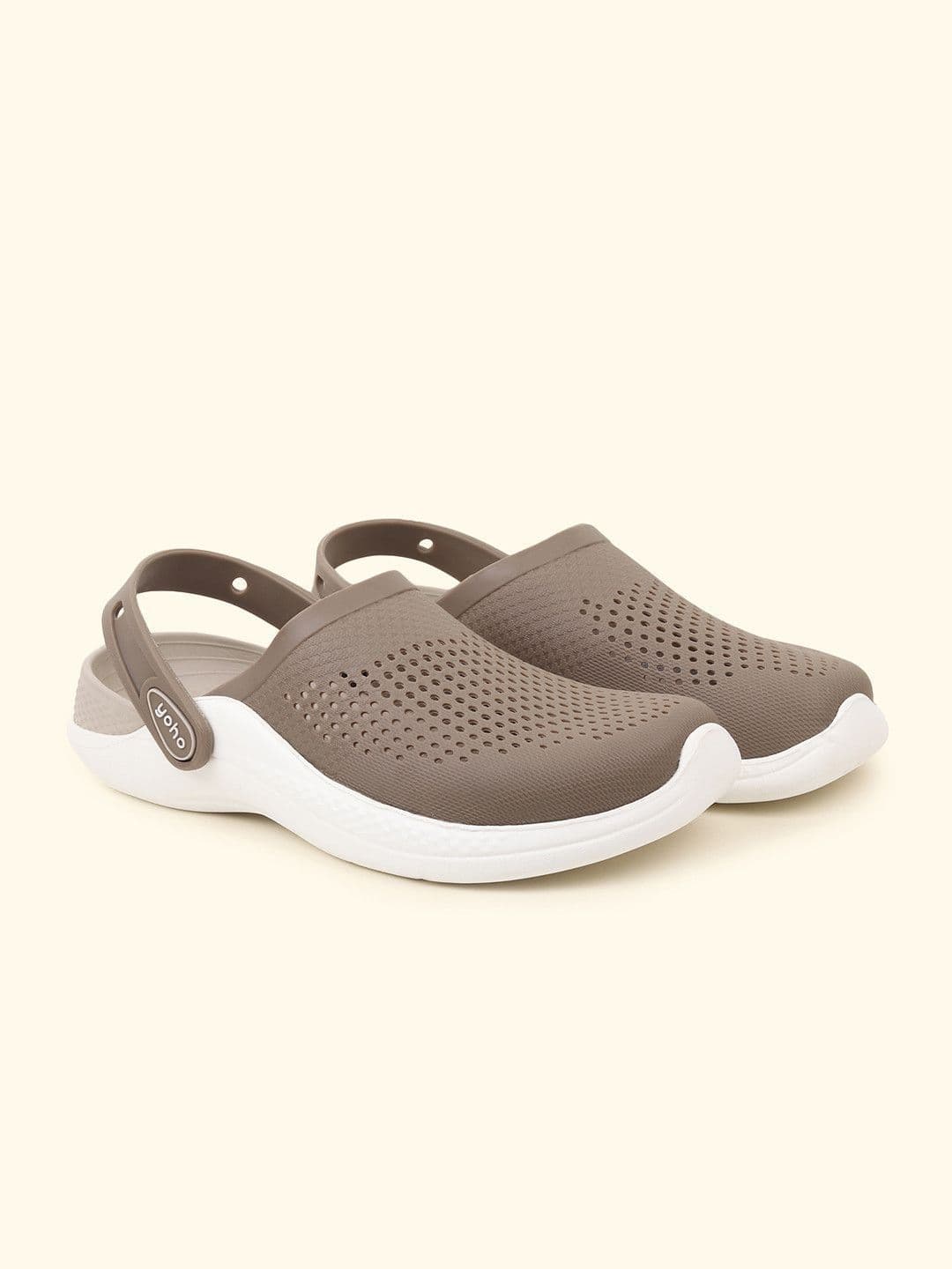 yoho Easy Glide Men Solid Casual Clogs thumbnail 4