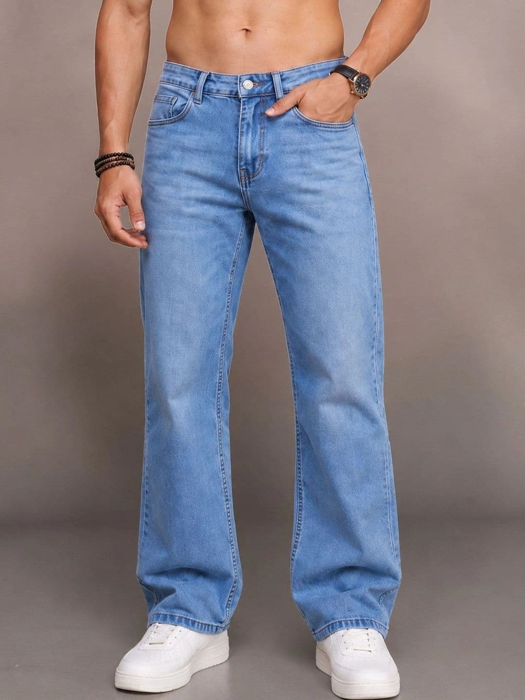 Roadster Men Jean Straight Fit Mid-Rise Stretchable Jeans thumbnail 3