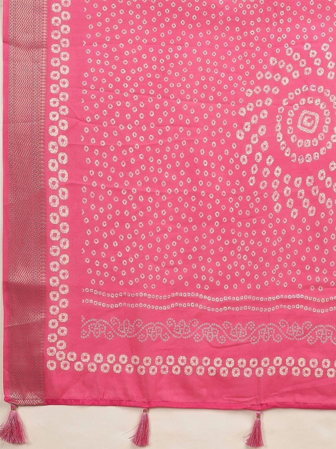 Anouk Bandhani Designer Bandhani Saree thumbnail 7