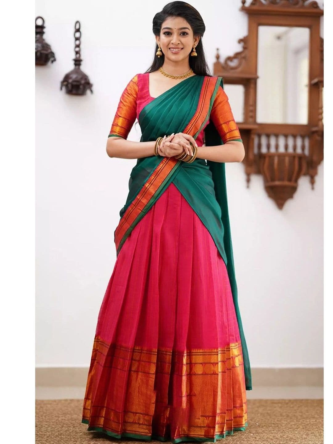 all about you Unstitched Lehenga & Blouse With Dupatta - view 1