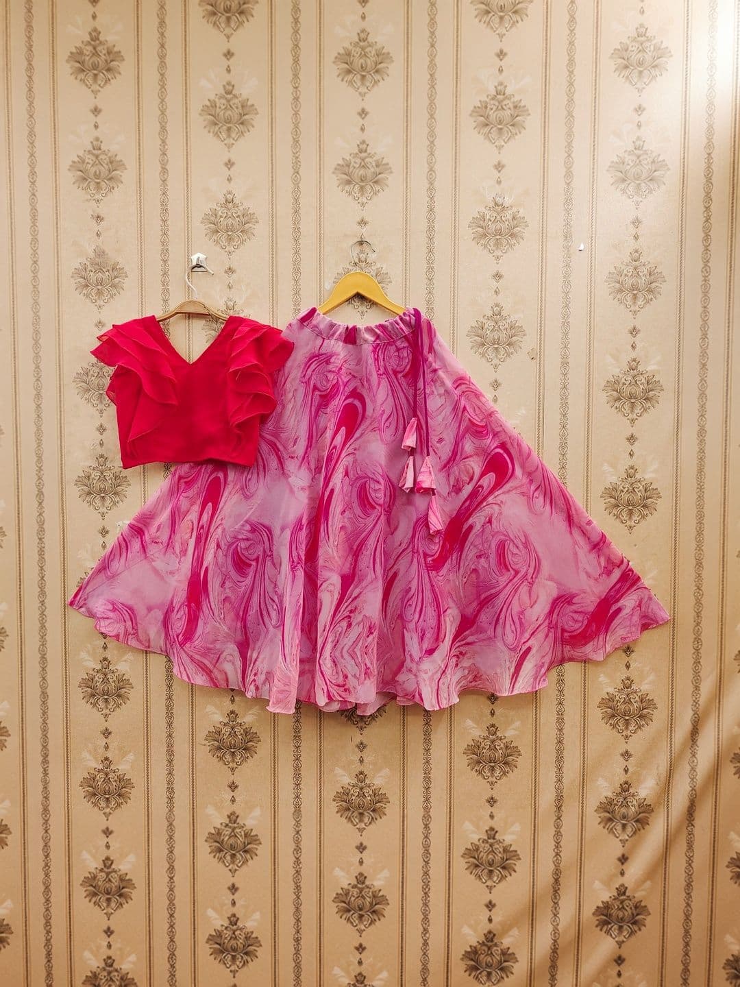 KALINI Girls Ready to Wear Lehenga & thumbnail 3