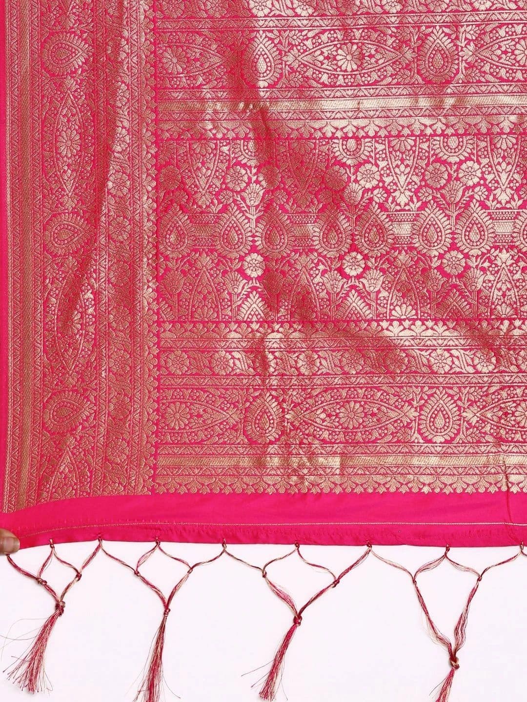 Dhaaga Ghar Woven Design Zari Art Silk Banarasi Saree thumbnail 6