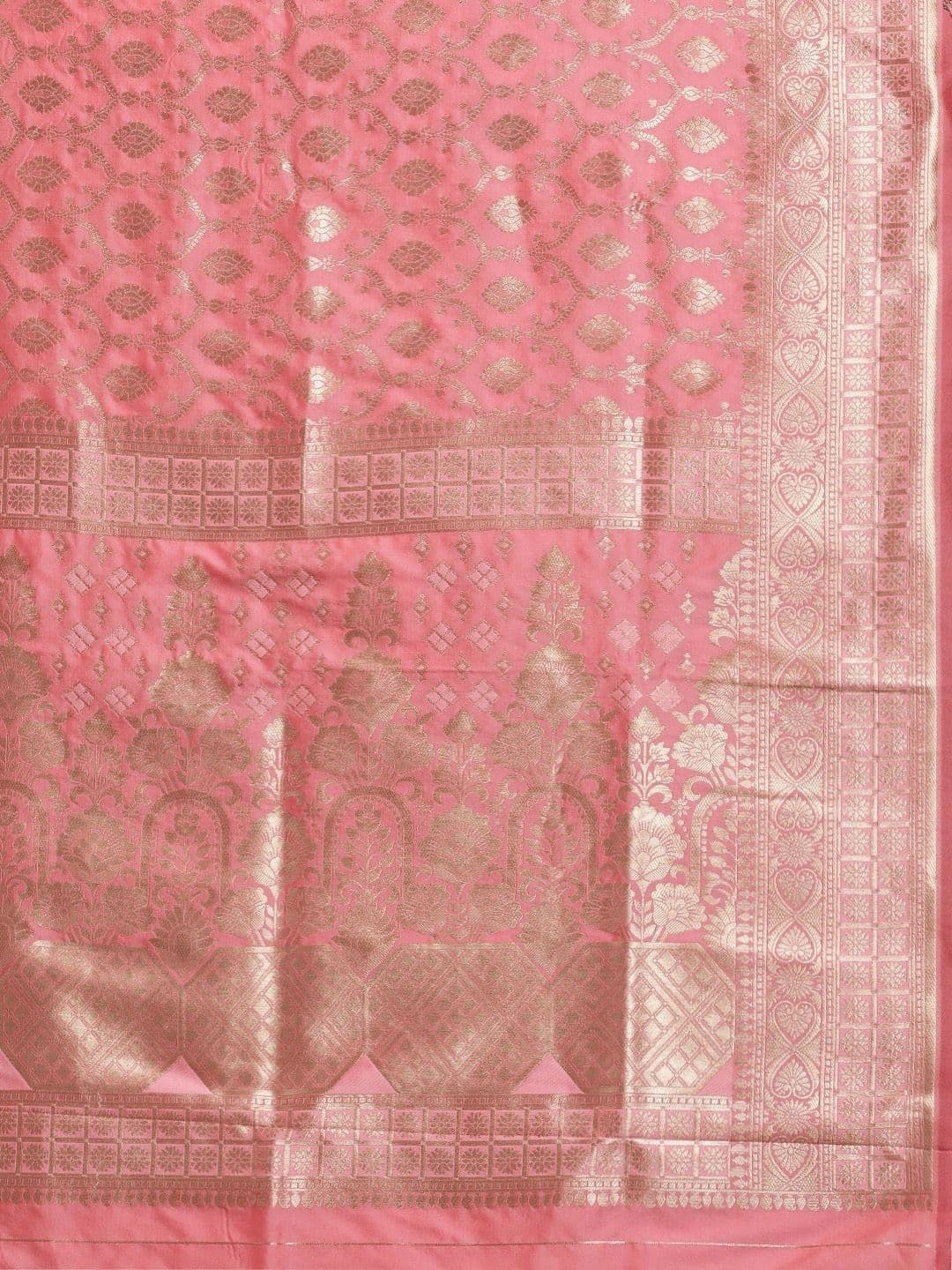 Dhaaga Ghar Women Woven Design Zari Art Silk Banarasi Saree thumbnail 5
