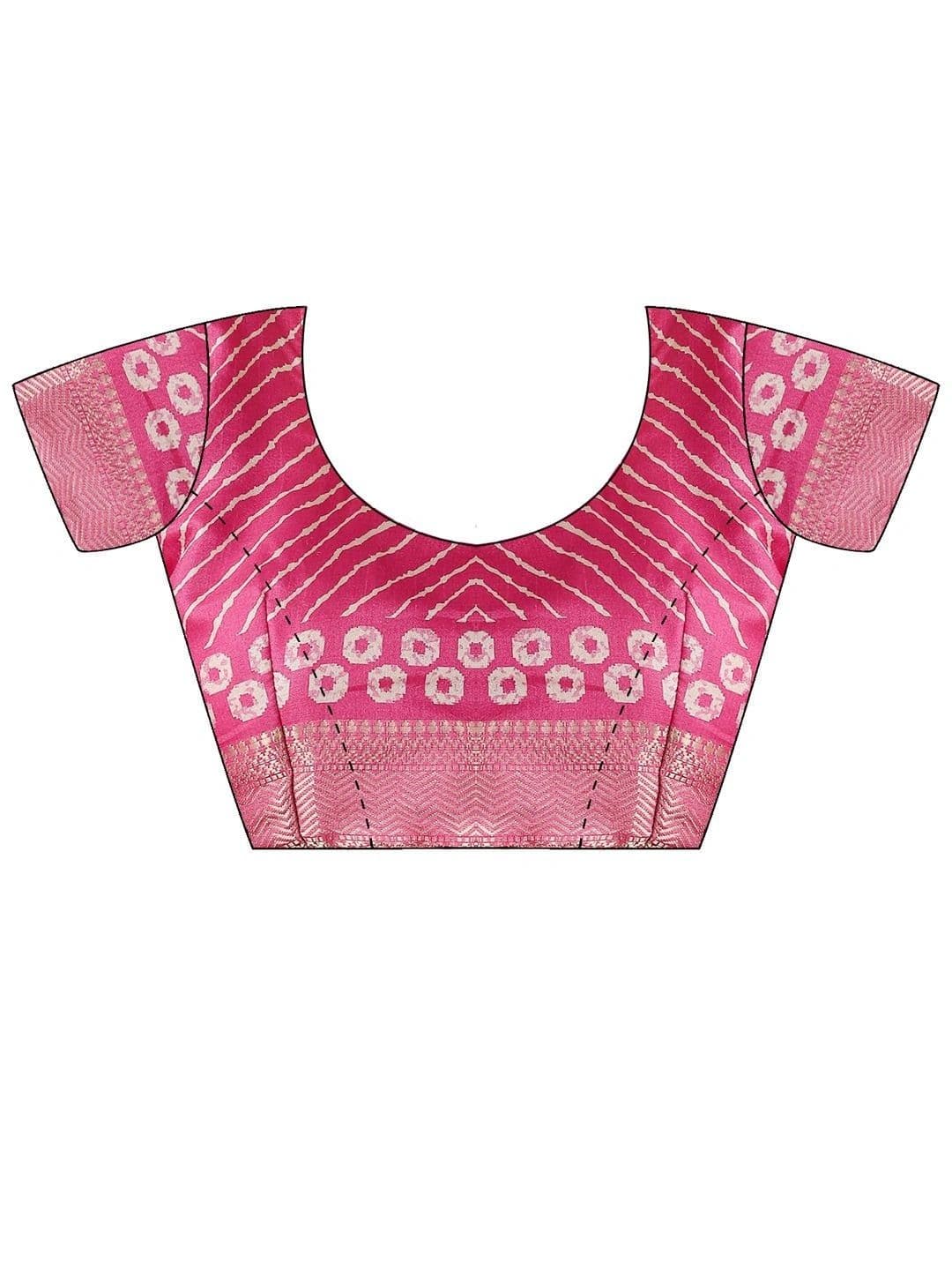 Anouk Bandhani Designer Bandhani Saree thumbnail 6