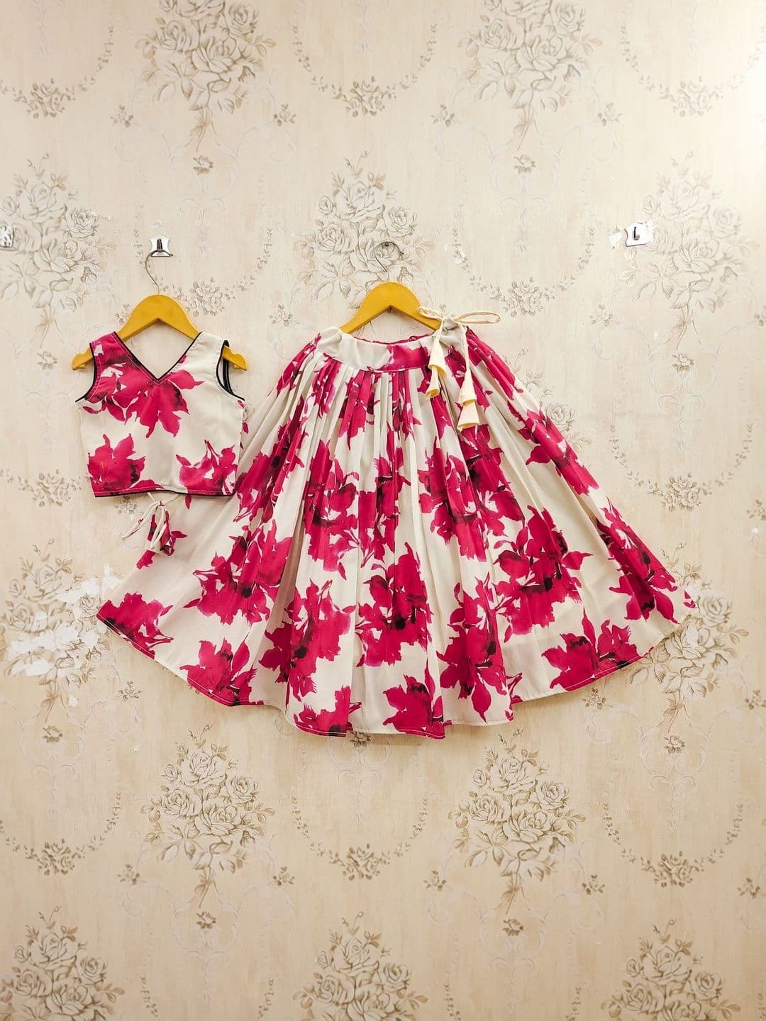 KALINI Girls Printed Ready to Wear Lehenga & thumbnail 7