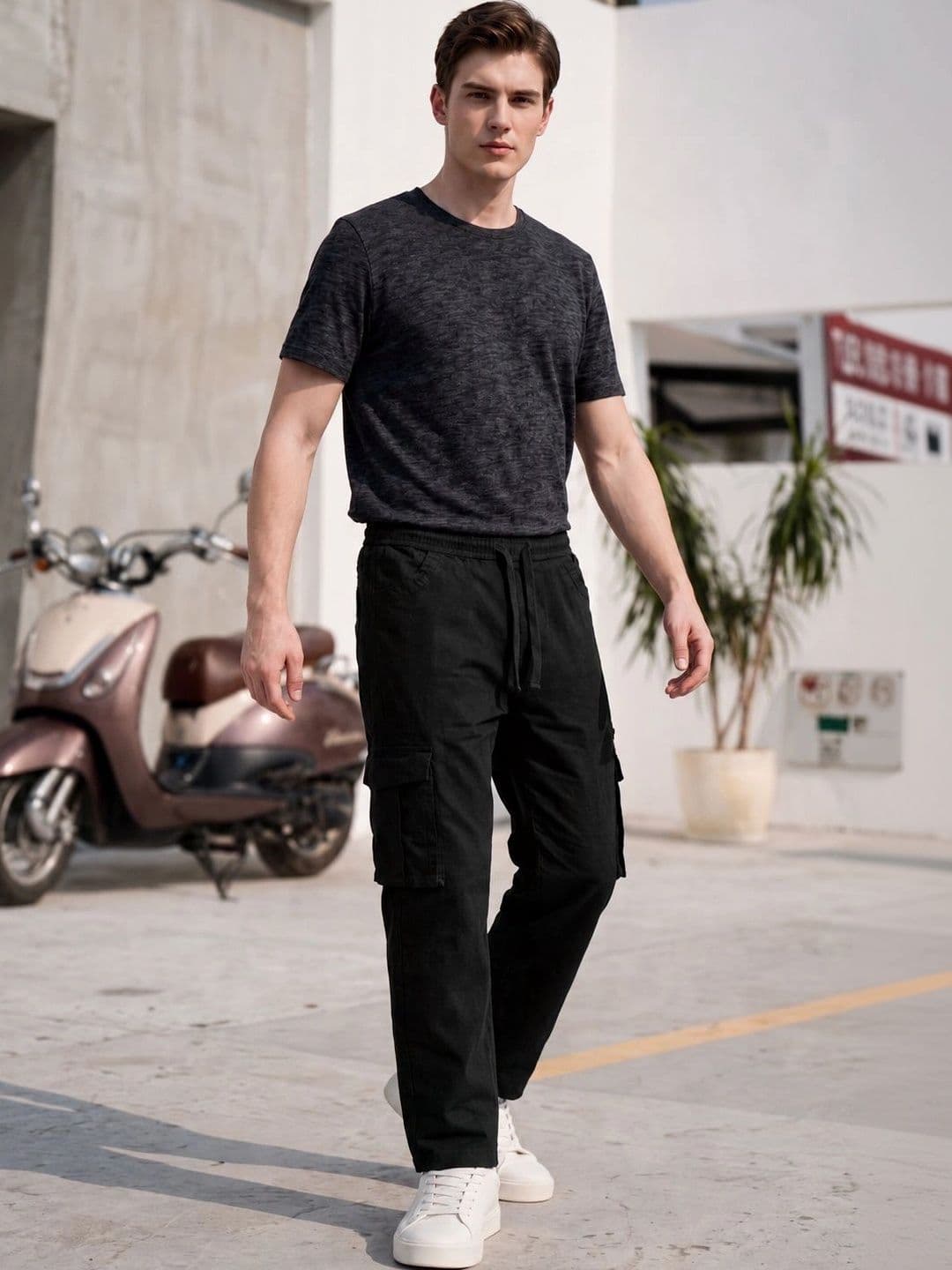 FTX Men Smart Regular Fit Mid-Rise Stretchable Jeans thumbnail 3