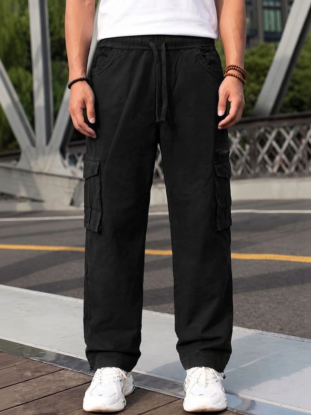 FTX Men Smart Regular Fit Mid-Rise Stretchable Jeans - view 1