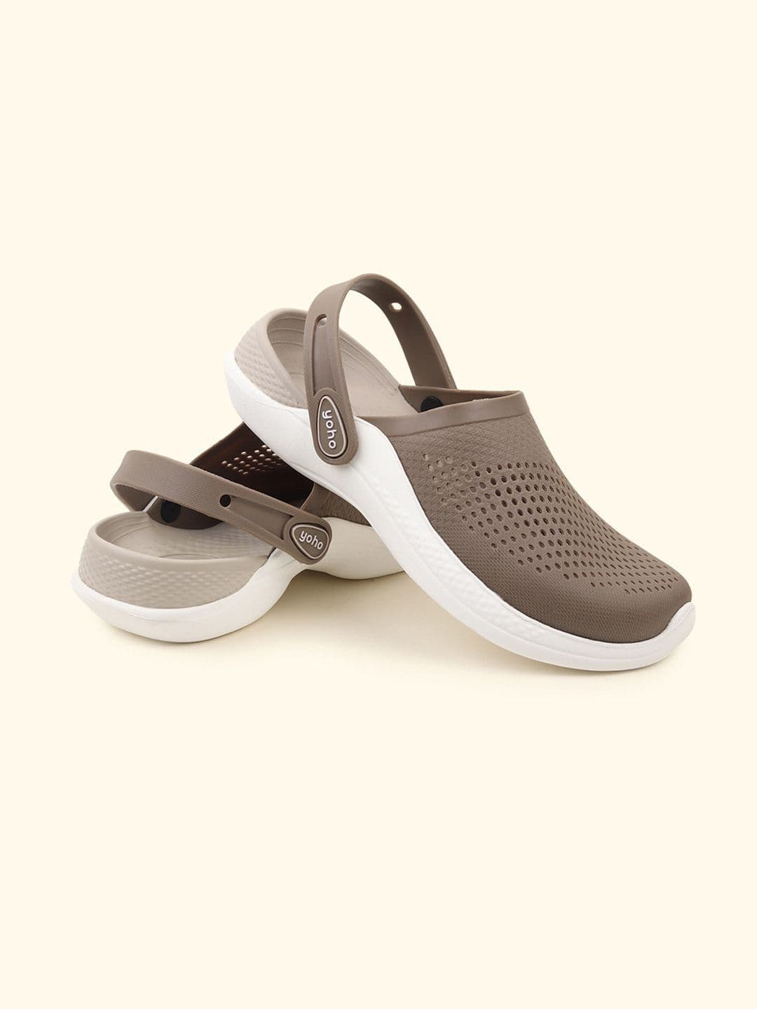 yoho Easy Glide Men Solid Casual Clogs thumbnail 6