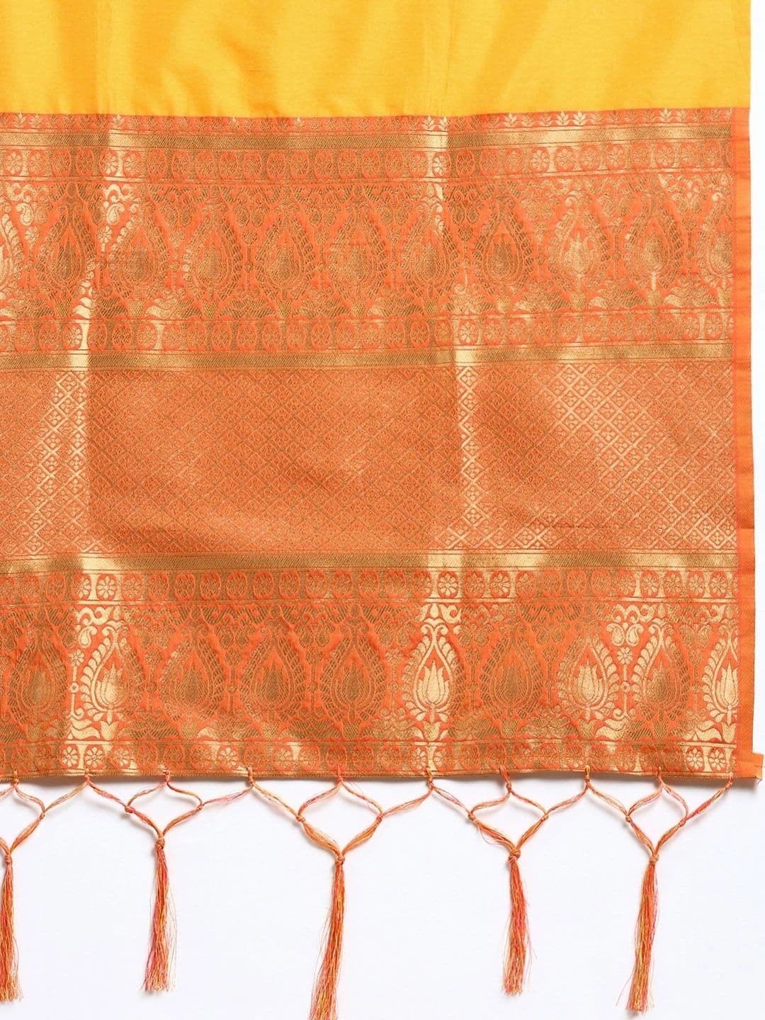 Dhaaga Ghar Women Woven Design Zari Art Silk Banarasi Saree thumbnail 3