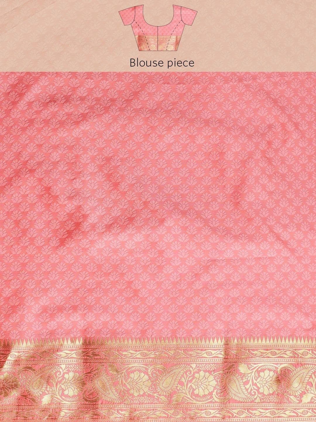 Dhaaga Ghar Woven Design Zari Art Silk Banarasi Saree thumbnail 4