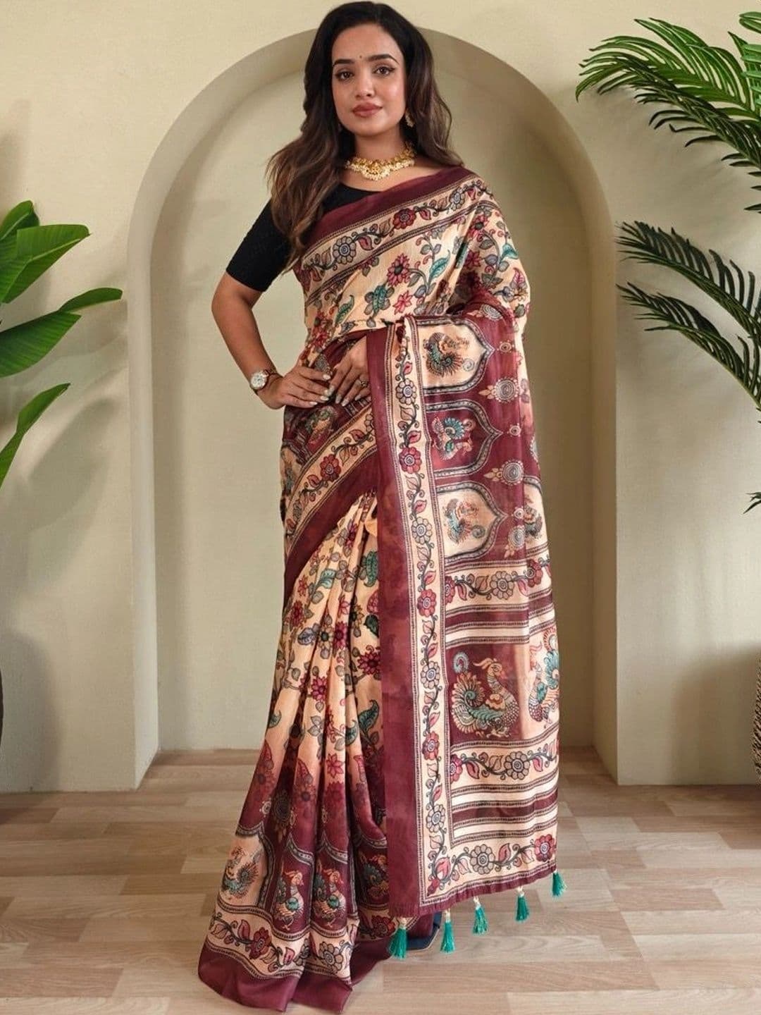 Mitera Warli Saree - view 1