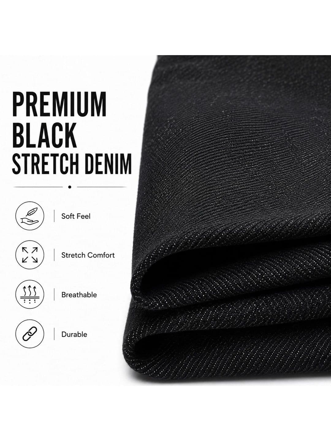 Mast & Harbour Men Straight Fit High-Rise Stretchable Jeans thumbnail 4