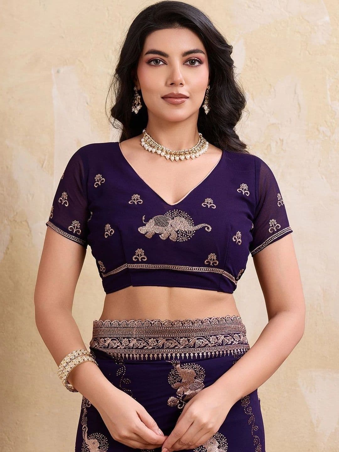Leelavati Woven Design Zari Pure Chiffon Saree thumbnail 6