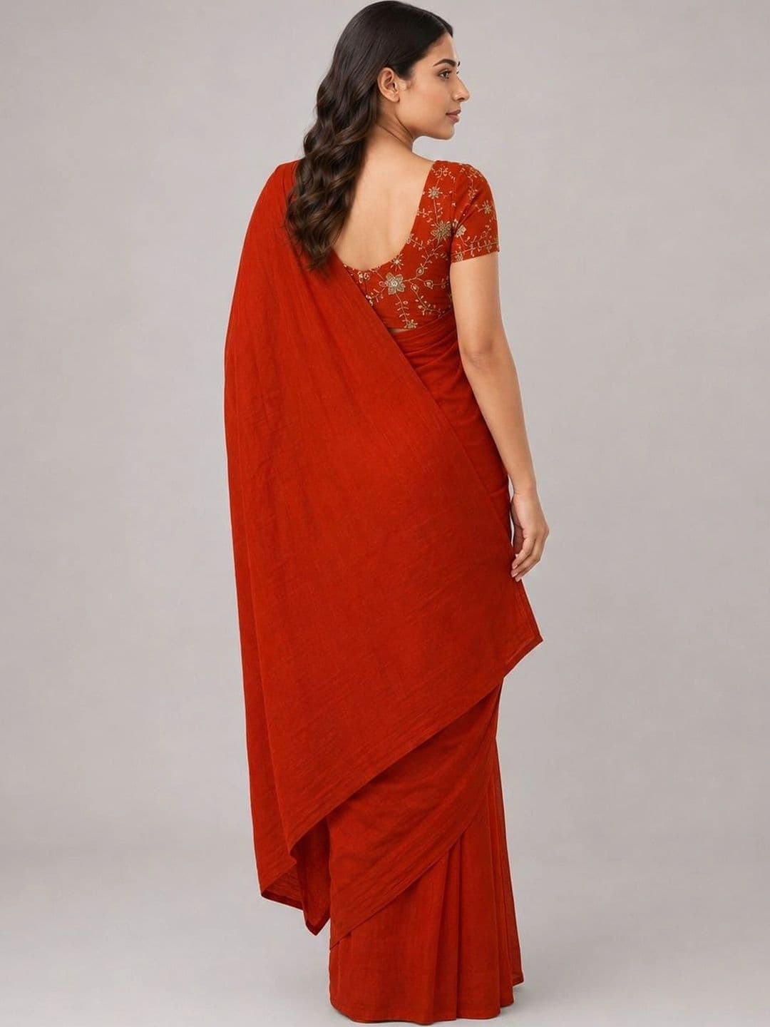 all about you Embroidered Designer Saree thumbnail 3