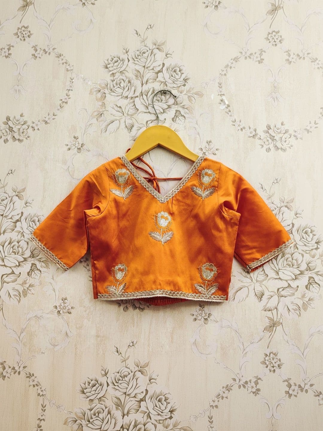 KALINI Girls Embroidered Thread Work Ready to Wear Lehenga & thumbnail 6