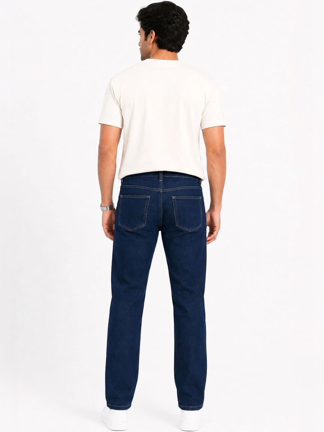 BAESD Men Straight Fit High-Rise Stretchable Jeans thumbnail 4