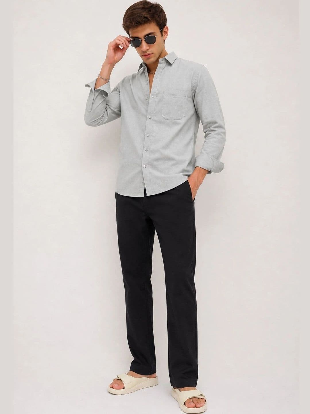 HERE&NOW Men Standard Casual Shirt thumbnail 4