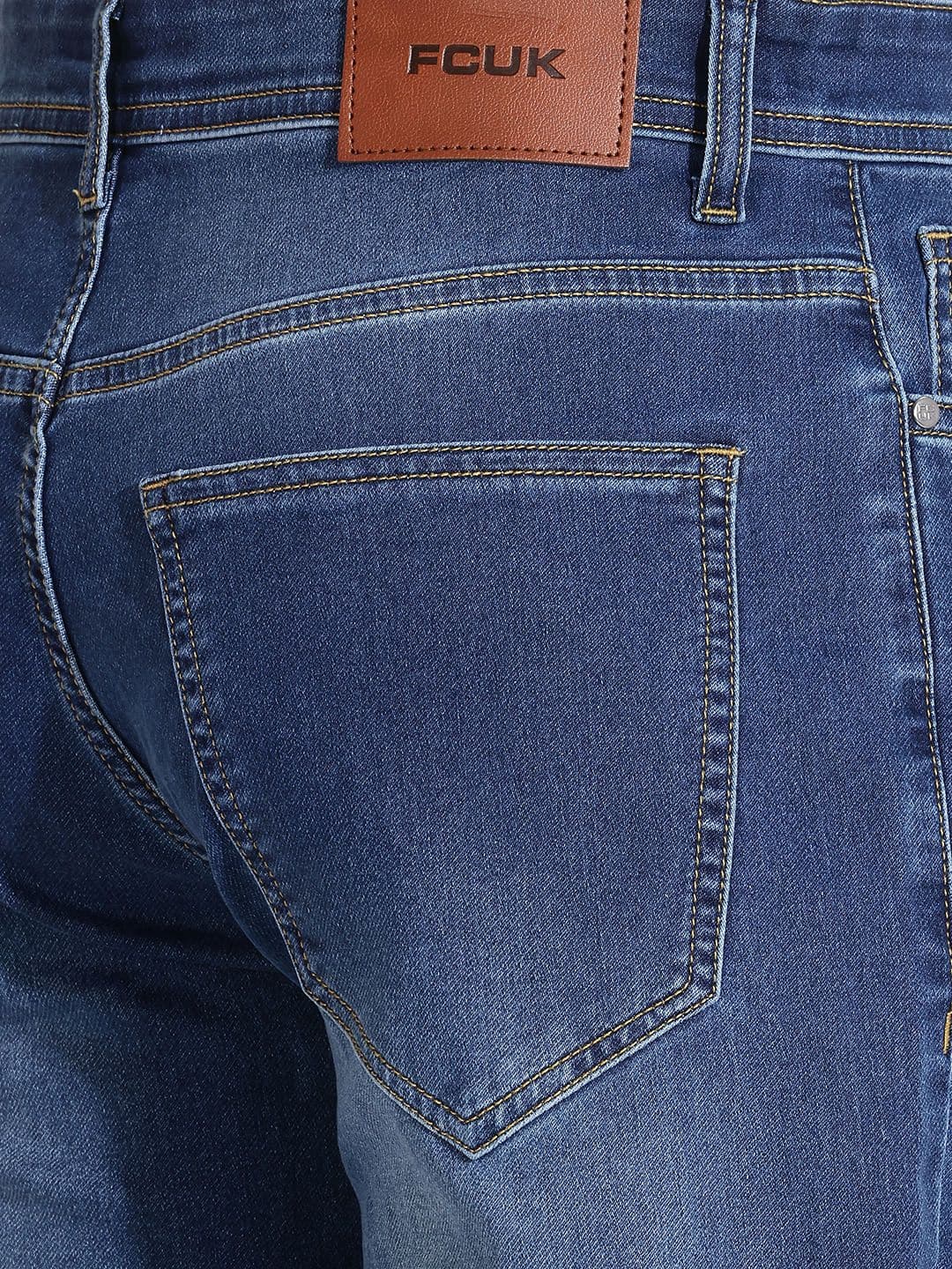 FCUK Men Straight Fit Heavy Fade Jeans thumbnail 4